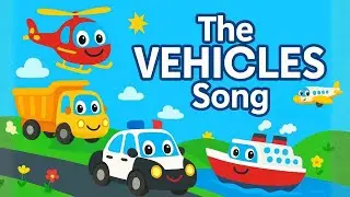 The Vehicles Song 🚗🚓✈️ | Fun Transportation Song for Kids | Learn Vehicles & Sounds! | Starlala ABC