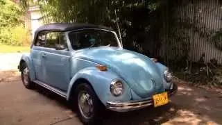 1971 Volkswagen Beetle 1600 Convertible Walkaround and Start up