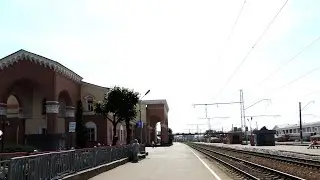 Город Орел, вокзал, прибытие Ласточки / The railway station in Russia