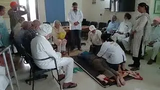 First Aid CPR BLS heart Attack cardiac arrest unconsciousness Trg senior citizens 