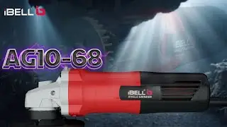 iBELL AG10-68 | 680W Angle Grinder with 100mm Wheel | Copper Armature | Powerful & Compact