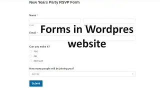 How to create forms in wordpress website | Wp Forms