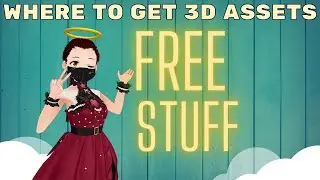VroidStudio - Unity Store and where to find free 3D accessories
