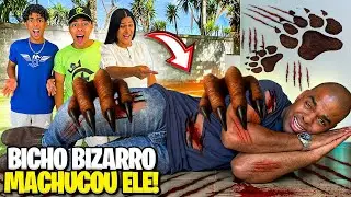 O BICHO BIZARRO VOLTOU E MACHUCOU ELE!😱 OQUE VAMOS FAZER?
