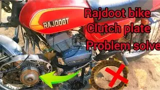 Rajdoot bike clutch plate fitting//how to rajdoot bike clutch plate problem solve