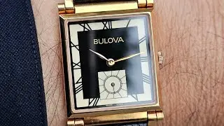 (Sold) Bulova vintage tank top, full box, very beautiful and rare.