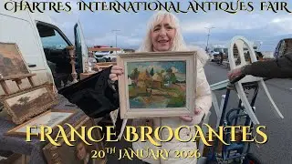 Chartres International Monthly Antiques Fair Flea market Picking Thrifting Brocante Yard Sale Chiner