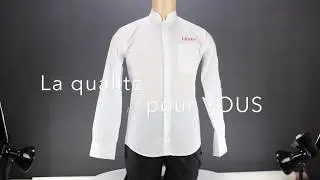 CHEMISE DE SERVICE COL MAO ULTRA-L&Eacute;G&Egrave;RE