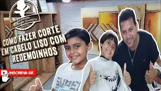 Como Fazer Corte em Cabelo Liso com Redemoinhos