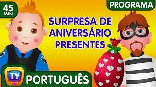 Presentes de surpresa de aniversário (Coleção) | Ep. 1 | ChuChu TV Ovos Surpresa da Polícia