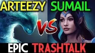 Arteezy [Morphling] VS SumaiL [Mirana] Dota 2 7.07 | EPIC TRASH TALK