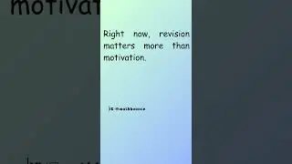 Revision Motivation for JEE, NEET & Board Exams | Study Before Exams #studymotivation #youtubeshorts