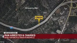 Arrest made in deadly DUI crash on I-385 in Greenville