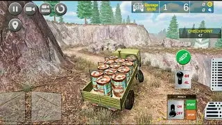 🥵🪖Military Truck Loaded Transport Mission || TOP OFFROAD 4X4 SIMULATOR