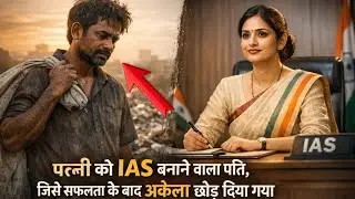 पत्नी को आईएएस बनाने वाला पति, पत्नी को सफलता के मिलने के बाद पति कोअकेला छोड़ दिया ।
