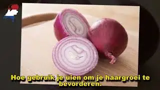 Uiensap maken om haaruitval te voorkomen