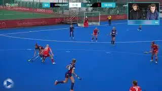 2. Halblfinale 1. LigaCup Damen D&uuml;sseldorfer HC vs. Rot-Weiss K&ouml;ln 3:0 28.08.2021 RE-Livestream