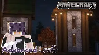 Building The Entrance To The Mob Farm &mdash; Advanced Craft | Ep 10