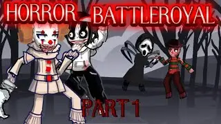 Horror characters react to horror battle royal 