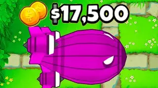 Can We Beat a Buffed B.A.D With Only $17,500? (Bloons TD 6)