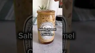 Salted caramel maples cold brew