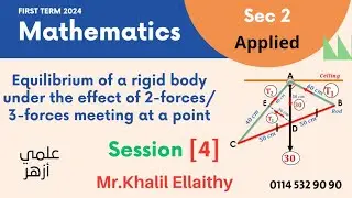 Sec 2  Applied Mat The Triangle Forces Rule & Lami's Rule Session 4