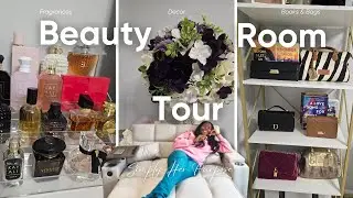 Beauty Room Tour | Affordable Storage, Vanity Setup, Organization, & More