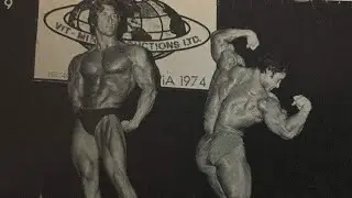 Franco Columbu vs Frank Zane 1974 Mr Olympia rare footage