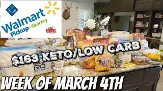 GROCERY HAUL & MEAL PLAN | WALMART | KETO | 3/4/19