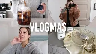 VLOGMAS DAY 1 | CAREER UPDATE + HEALTHY GROCERY HAUL + COOKING W/ CHEF STEFF
