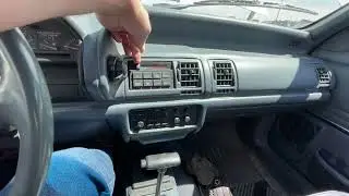 1993 Mercury Topaz coupe interior