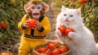 What Started as a Calm Harvest Turns Wild &mdash; Monkey MiLo Outsmarts a Thief! 🧠🪤🔥