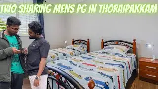 Two sharing mens pg near chennai one thoraippakam|luxury facilities available|#hostel #travel #stay