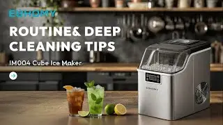 EUHOMY| IM004 cube ice maker routine & deep cleaning tips#euhomy #euhomyicemaker