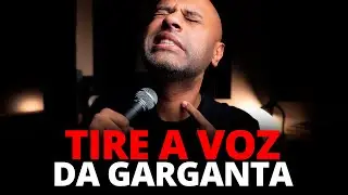Como TIRAR A VOZ da GARGANTA (ATUALIZADO) 3 Exercícios Infalíveis