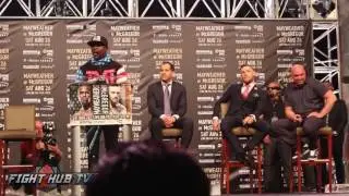 Floyd Mayweather tells McGregor 