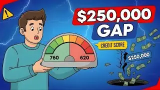 The $250,000 Credit Score Gap: How It Quietly Costs You Wealth