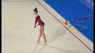 Arina Kovshova clubs Championship of Russia 2025 29.10 (All-Around Final 7th 108.45)