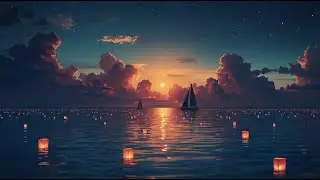 Chillwave Lo-Fi Ambient 🌙 Ocean Glow | Stress Relief, Focus & Sleep