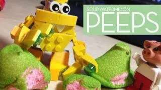 Snacktaku Tries Sour Watermelon Peeps