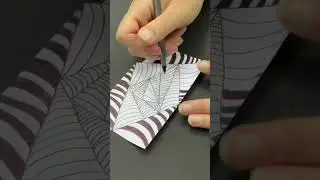 Doodle to Feel Centered &mdash; Black & White Study 9 &mdash; #shorts