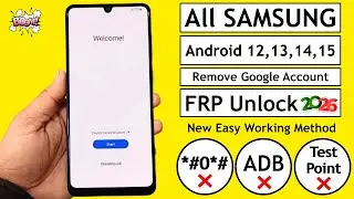 All Samsung FRP Unlock 2026 | Android 12,13,14,15 | Google Account Remove | New Easy Method