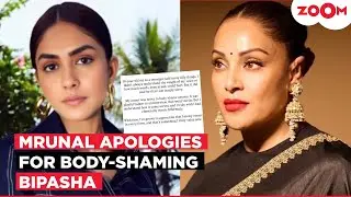 Mrunal Thakur finally breaks silence & APOLOGISES for body-shaming Bipasha Basu