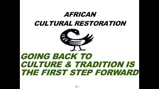 CULTURAL RESTORATION