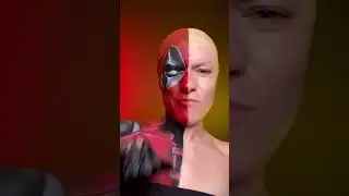 Deadpool & Wolverine Cosplay Makeup | @caykeface x Coloured Contacts