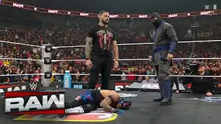 WWE RAW SHOCKER! Roman Reigns and Mystery Man Brutally Attack Rey Mysterio