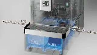 BTB-102 Coffee Machine with Auto Cup Drop System