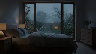 Rain Sound On Window with Thunder Sounds  Relaxing Rain for Insomnia #rainsounds #morning3