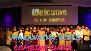 MARANATHA BIBLE COMBINE CHOIR/ SUNDAY WORSHIP SERVICE /4 AUG 2024