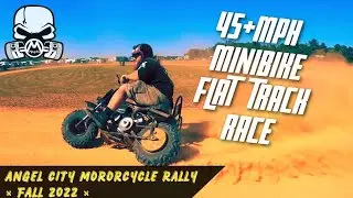 EPIC Mini Bike Races at the Fall Angel city rally hosted by the Minibike Misfits #minibike #racing